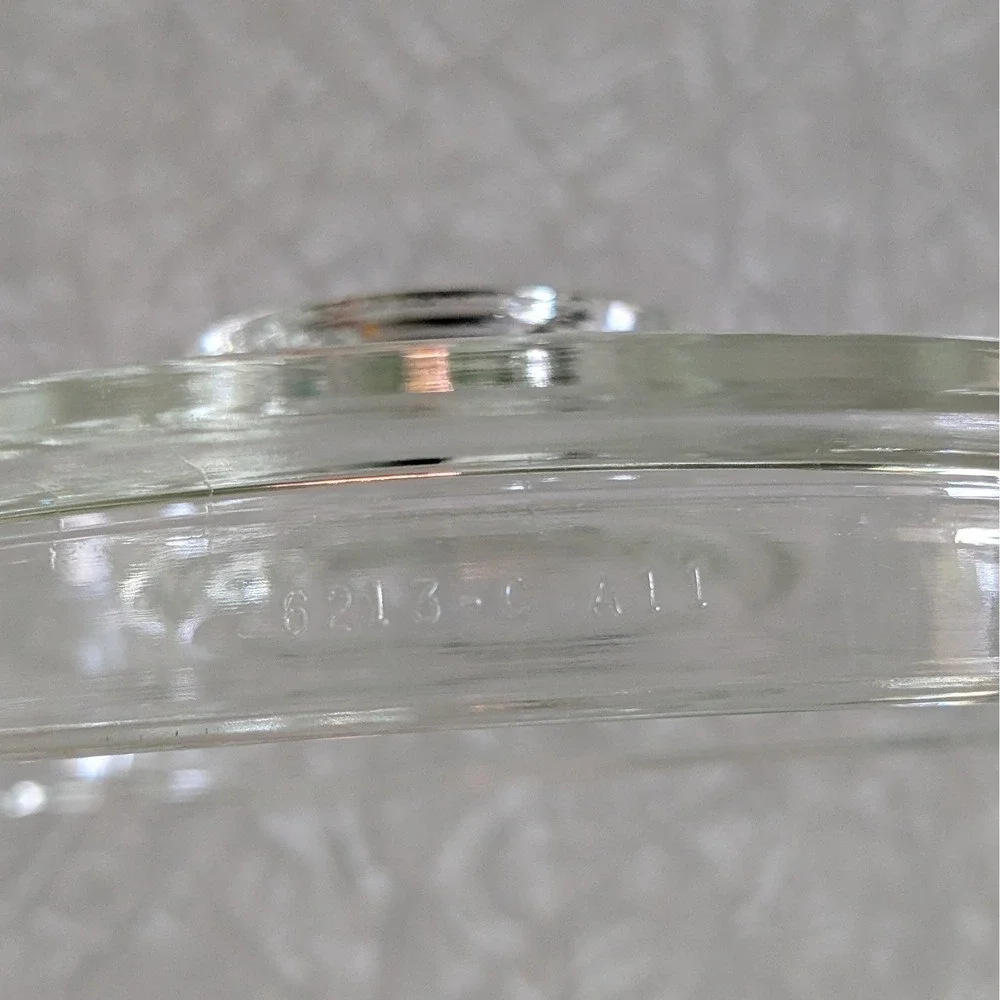 Vintage Pyrex Flame Ware Glass 6213-C Replacement LID ONLY (for 6324-B Saucepan)